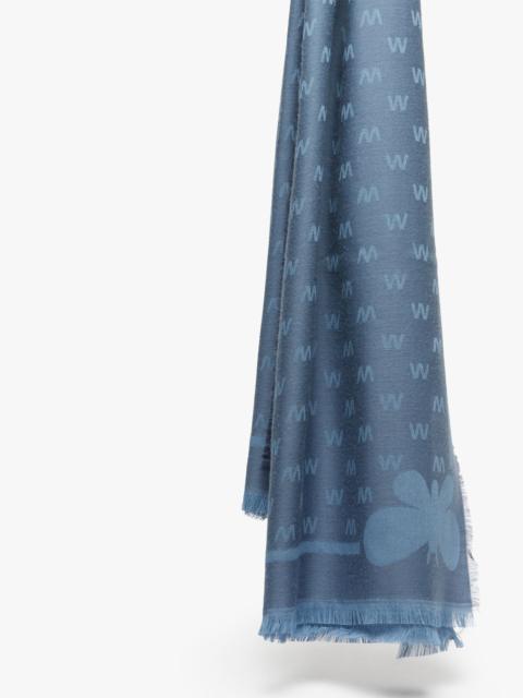 WEEKEND Max Mara DIRE Jacquard-knit viscose and wool shawl