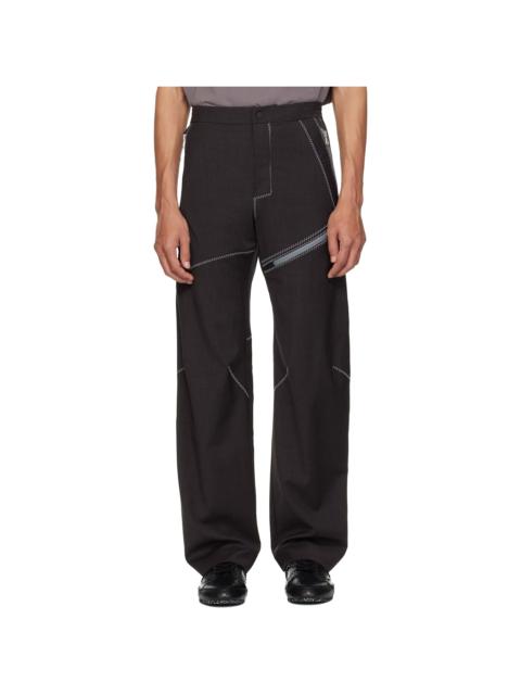 Kiko Kostadinov Brown Fosco Trousers