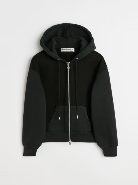 Our Legacy Mischief Hood Pigment Black Hefty Fleece