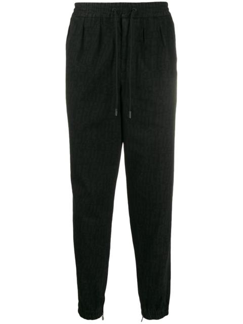 ZEGNA drawstring tapered jeans
