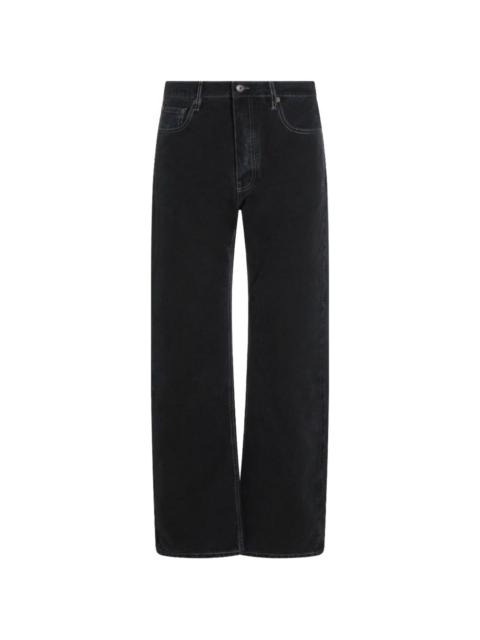 Off-White logo patch denim trousers