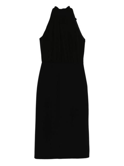 Max Mara halterneck sheath midi dress