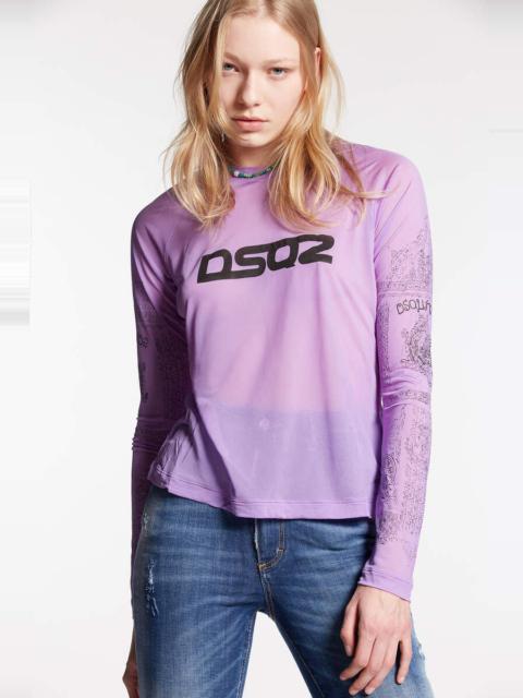 DSQUARED2 DSQ2 SURF CLUB LONGSLEEVES T-SHIRT