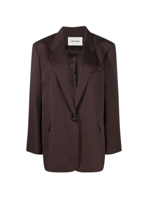 LOW CLASSIC oversize single-breasted blazer