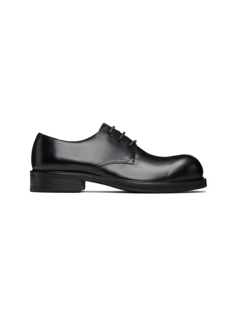Acne Studios Black Lace-Up Leather Derbys