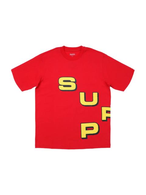 Supreme Supreme Stagger Tee Red