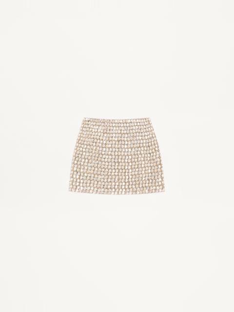 Valentino MINI MINI IN EMBROIDERED ORGANZA
