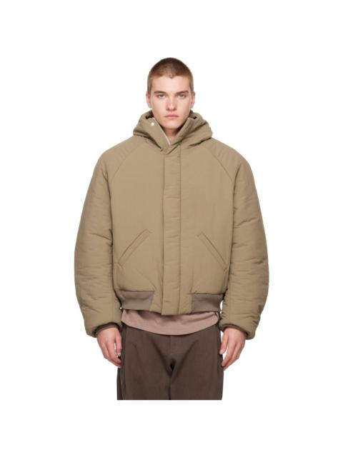 Seventh Beige Orb Puffer Coat