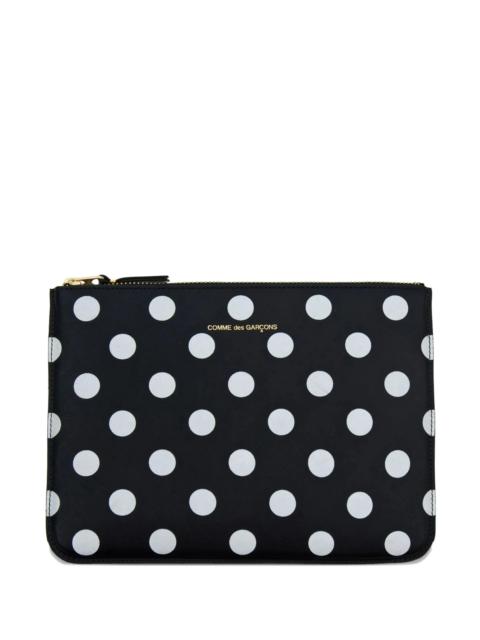 Comme Des Garçons Large Polka Dots Wallet