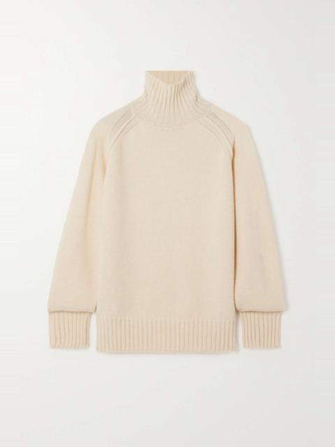 RÓHE Merino wool and cashmere-blend turtleneck sweater