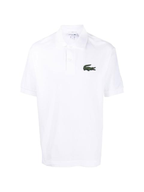 LACOSTE embroidered-logo short-sleeve polo shirt