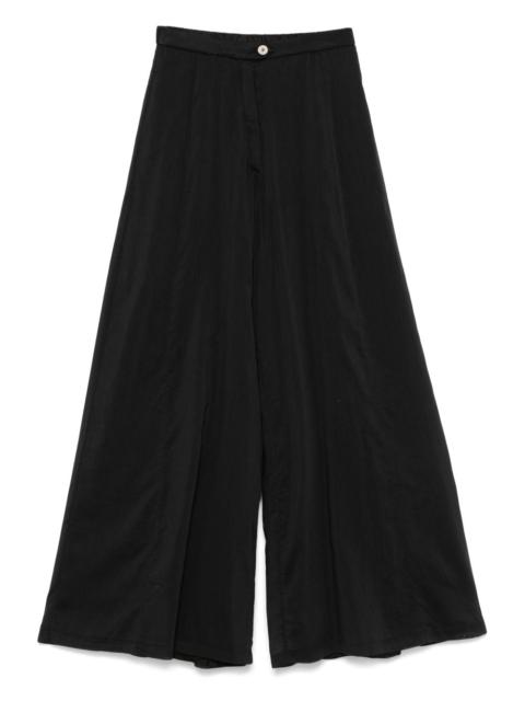 forte_forte semi-sheer palazzo trousers