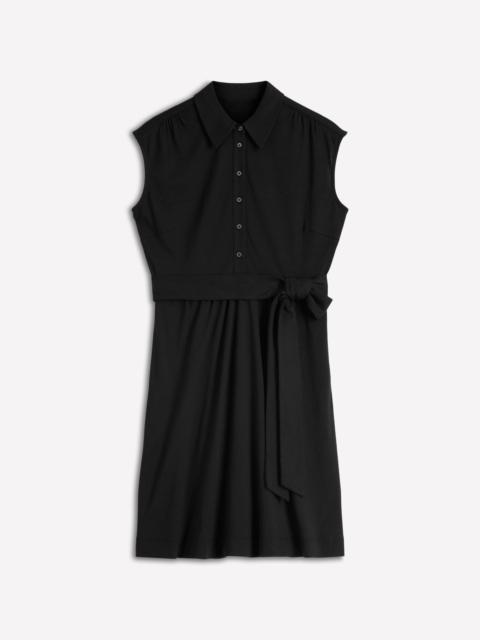 BODEN Honor Short Jersey Shirt Dress-Black