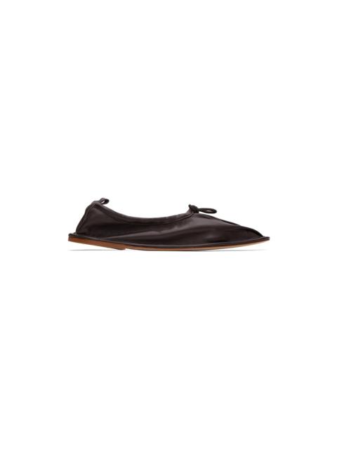 Brown Puntera Ballerina Flats