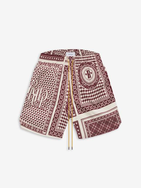 CARD PRINT SWIM SHORT