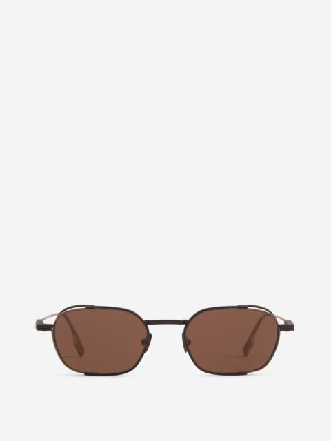 ZEGNA OVAL SUNGLASSES