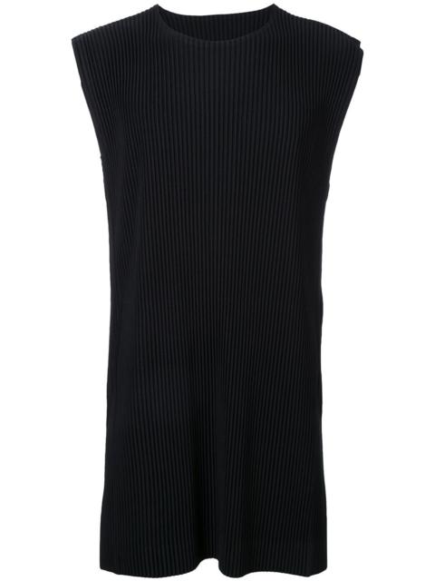 ISSEY MIYAKE pleated long tank top