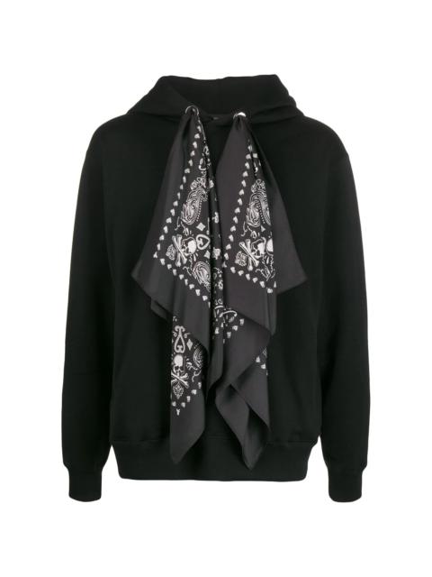 MASTERMIND WORLD scarf skull hoodie