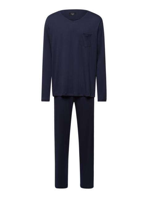 HANRO Sea Island Cotton Long Sleeve Pajama