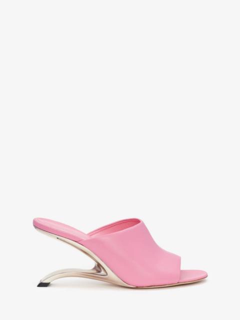 Alexander McQueen Women's Arc Mule in Sugar Pink