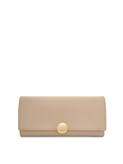 Loewe Pebble continental wallet in shiny nappa calfskin