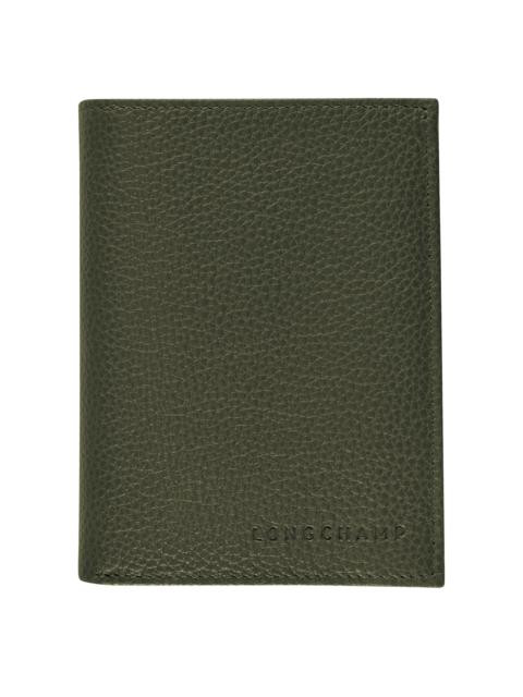 Le Foulonné Wallet Khaki - Leather