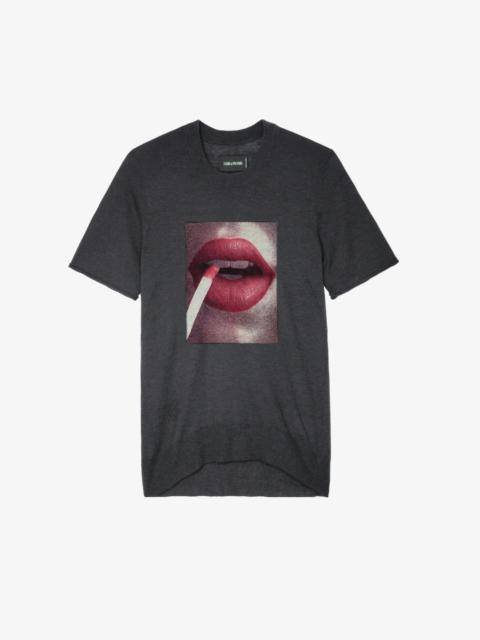 Zadig & Voltaire Ida Photoprint Cashmere Sweater