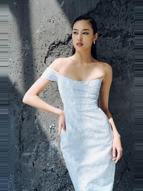 SAU LEE JACKSON BROCADE GOWN