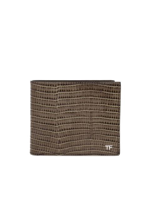 TOM FORD lizard-effect leather wallet