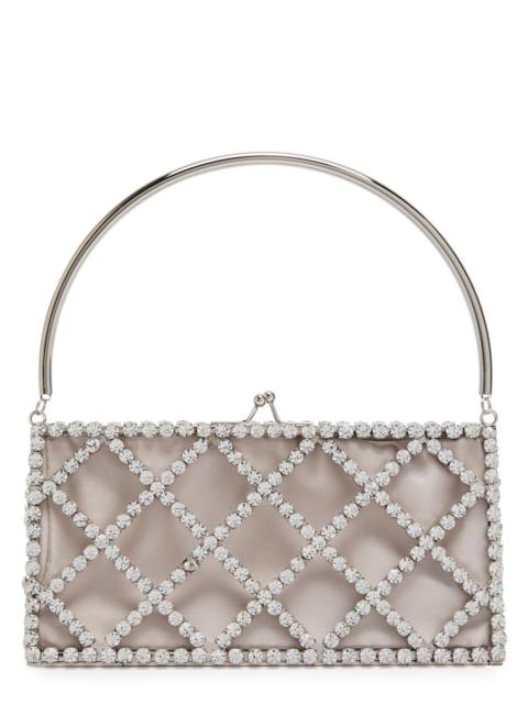 Rosantica Rosantica Garofano Crystal-embellished Satin Shoulder bag
