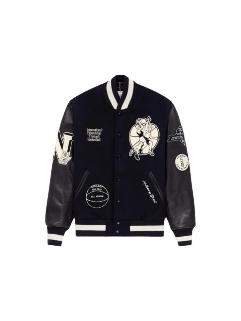 AIMÉ LEON DORE Aime Leon Dore x New Balance Varsity Jacket Navy