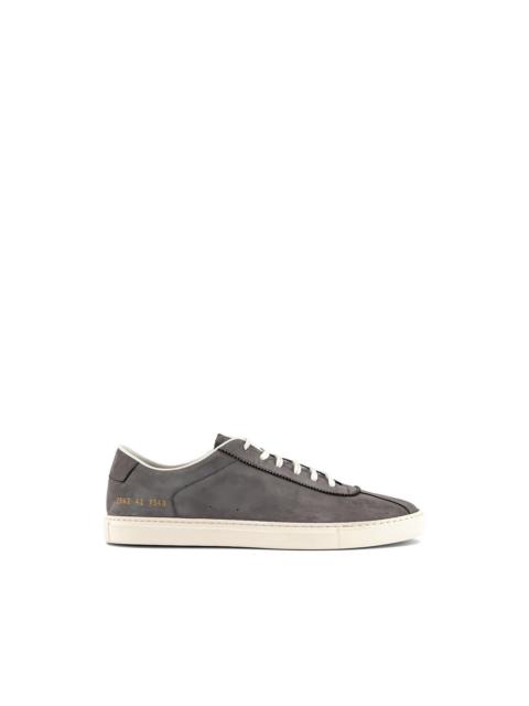Common Projects top-stitching suede sneakers