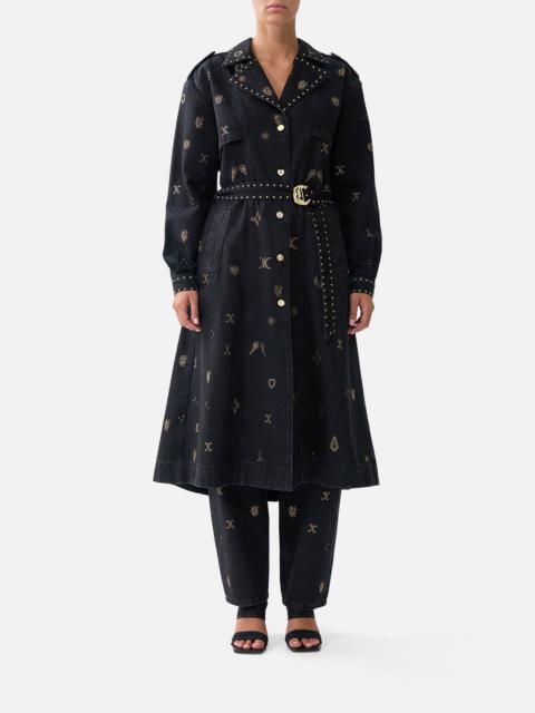 CAMILLA HEIRLOOM EMPIRE LONGLINE BELTED TRENCH COAT