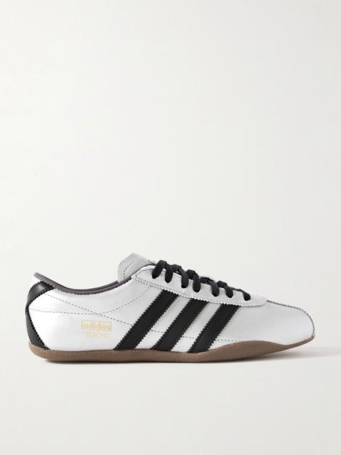 adidas Originals Tokyo metallic leather sneakers Silver