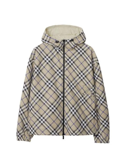 Burberry Equestrian Knight Burberry Check hooded