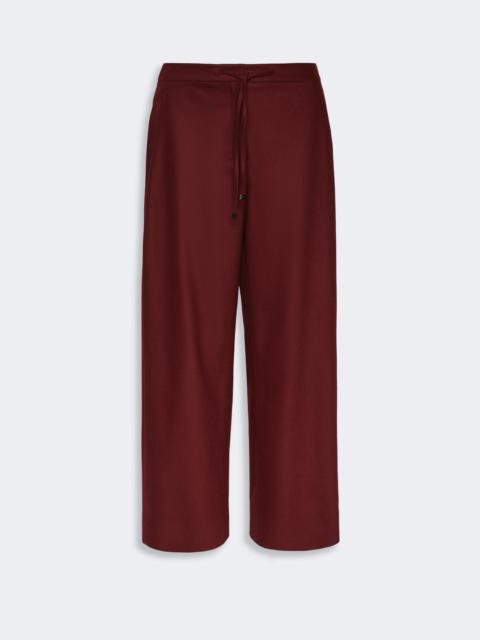 'S Max Mara FLORIA Stretch wool joggers - BORDEAUX