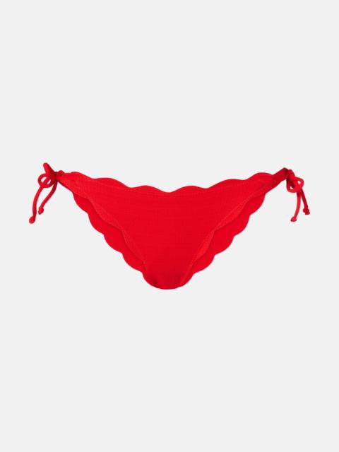 MARYSIA Mott scalloped bikini bottoms