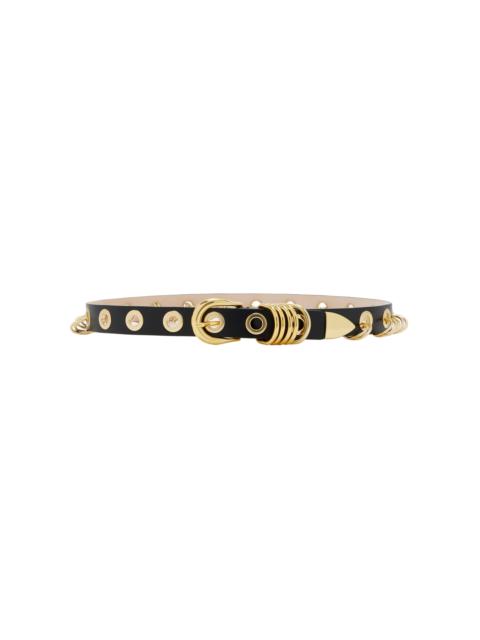 DÉHANCHE Revenge Leather Belt black