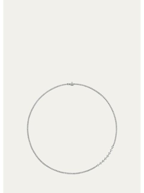 MELISSA KAYE Stella Diamond Tennis Necklace