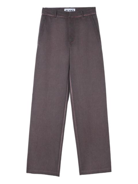 SUNNEI belt-loops trousers