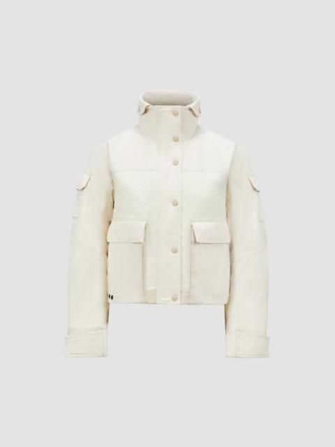Moncler Grenoble Soignes Bouclé & Cotton Short Down Jacket