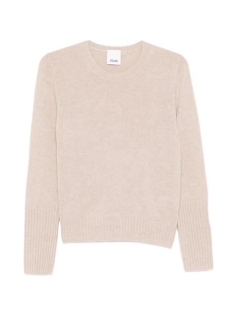 Allude round-neck sweater