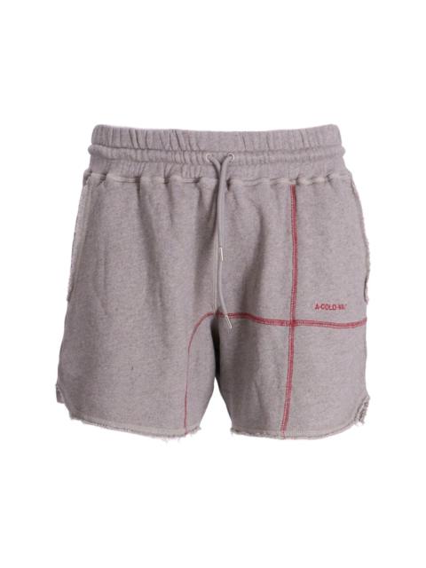 Intersect cotton shorts