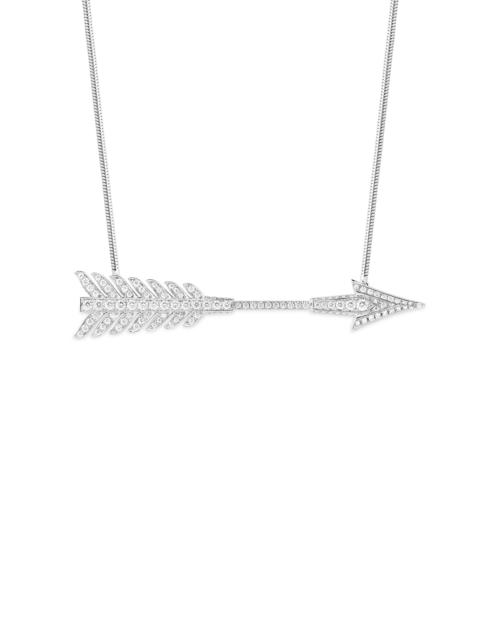 Boucheron Women's Flèche 18K White Gold & 0.65 TCW Diamond Pendant Necklace - White Gold