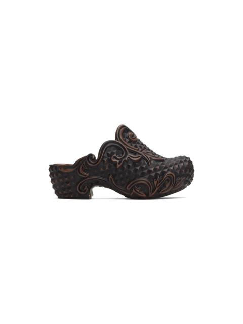 Y/Project Brown Melissa Edition Court Clogs