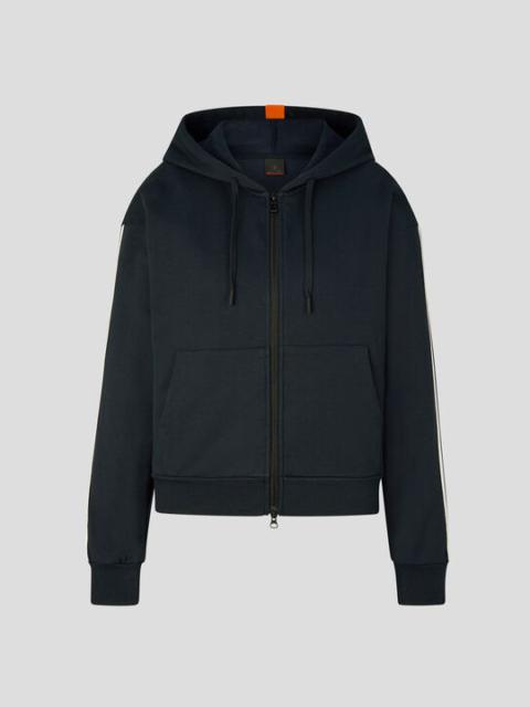 BOGNER Jessie Sweatshirt jacket in Dark blue