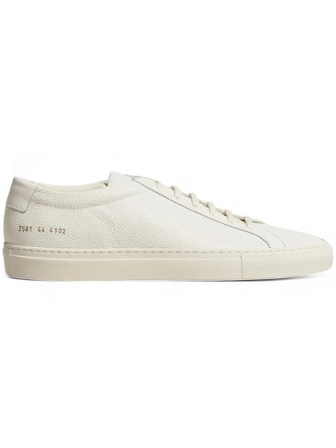 Common Projects Common Projects Achilles Premium Off White Grained Leather