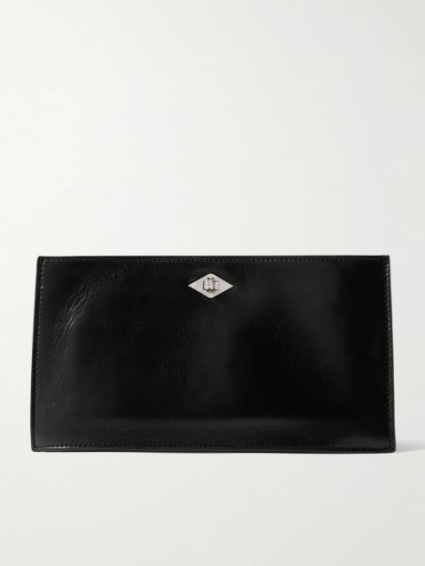 MÉTIER Ease leather clutch Black