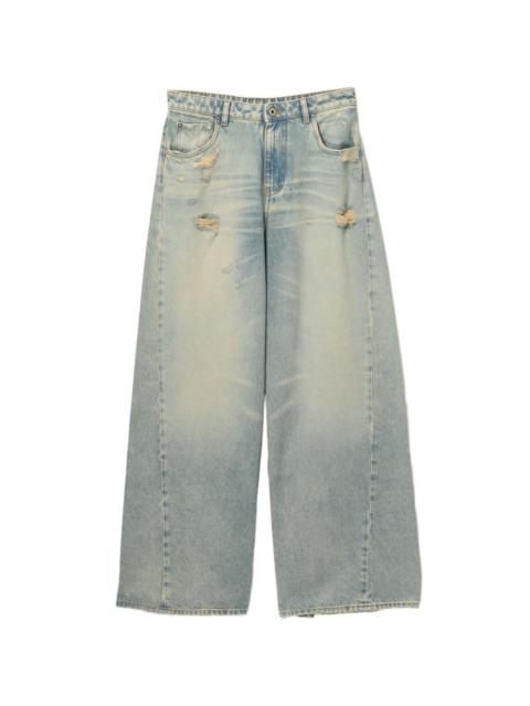 HALFBOY®️ distressed denim trousers