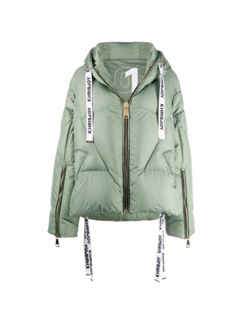 Khrisjoy Cloud Ruched Windbreaker Jacket